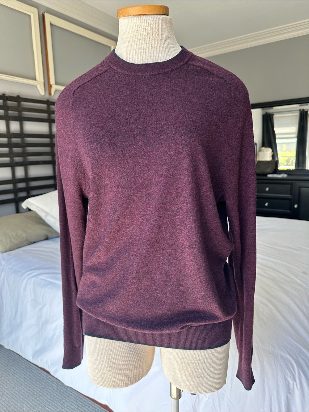 Ted Baker women’s sweater crewneck in plum size small